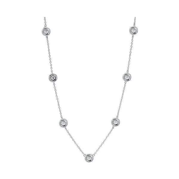 Silver Diamond 1/50Ctw Necklace Pfaff Jewelers Grandville, MI