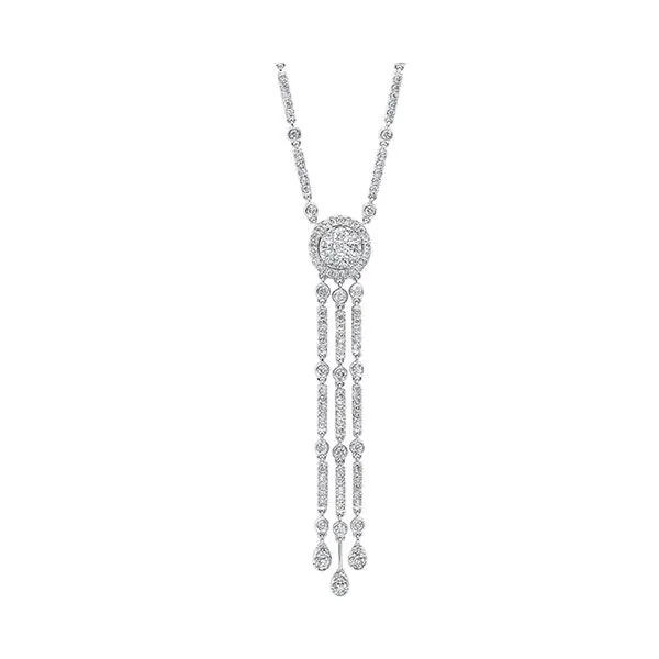 14Kt White Gold Diamond 5/8Ctw Necklace Pfaff Jewelers Grandville, MI