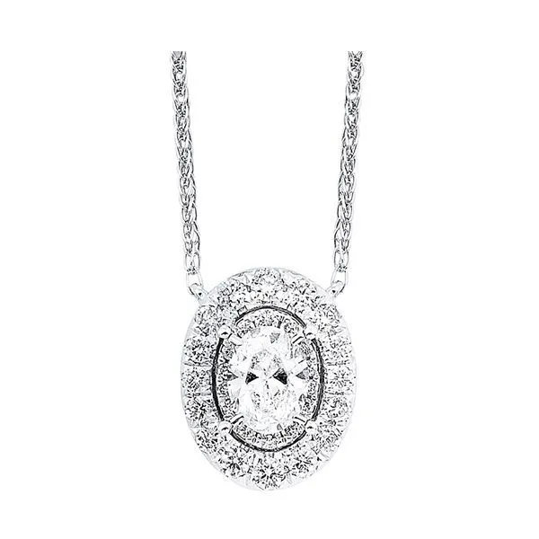 14Kt White Gold Diamond 1/4Ctw Necklace Pfaff Jewelers Grandville, MI