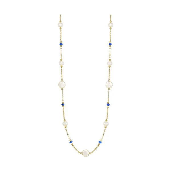 10Kt Yellow Gold & Pearl 1Ctw Necklace Pfaff Jewelers Grandville, MI