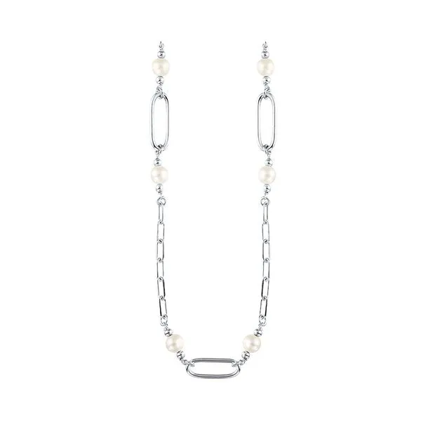 Silver Pearl Necklace Pfaff Jewelers Grandville, MI