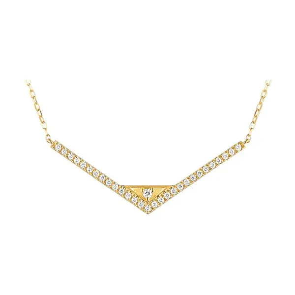 14Kt Yellow Gold Diamond 1/4Ctw Necklace Pfaff Jewelers Grandville, MI