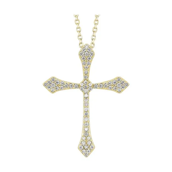 14Kt Yellow Gold Diamond 1/5Ctw Pendant Pfaff Jewelers Grandville, MI