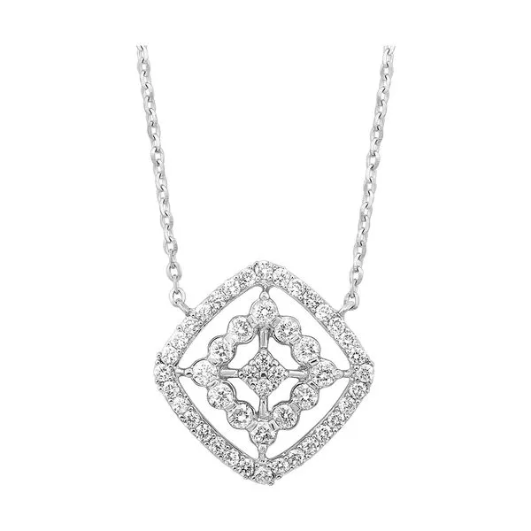 14Kt White Gold Diamond 3/8Ctw Pendant SIERRA MOON Auburn, CA