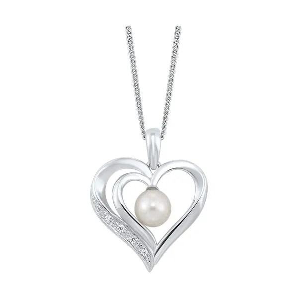 Silver Pearl 1Ctw Pendant Pfaff Jewelers Grandville, MI
