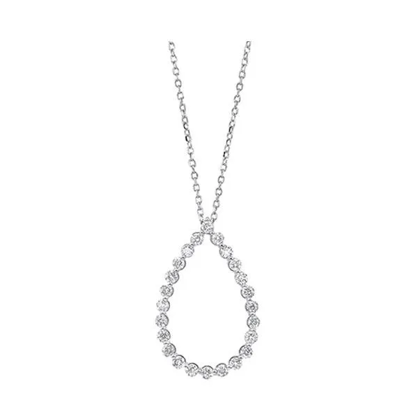 14Kt White Gold Diamond 1/2Ctw Pendant Pfaff Jewelers Grandville, MI
