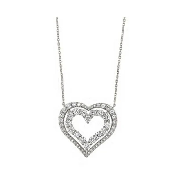 10Kt White Gold Diamond 1Ctw Pendant Pfaff Jewelers Grandville, MI