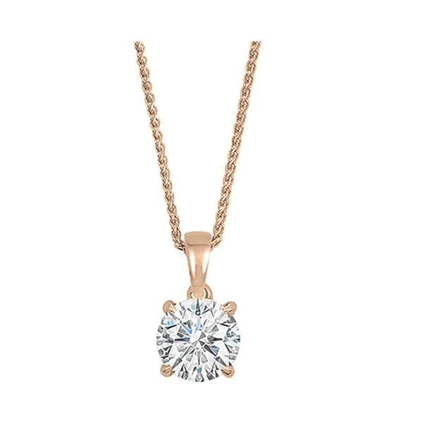 14Kt Rose Gold Diamond 3/4Ctw Pendant Woelk's House of Diamonds Russell, KS