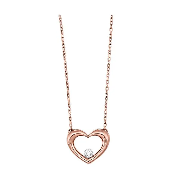 10Kt Rose Gold Diamond 1/20Ctw Pendant Pfaff Jewelers Grandville, MI