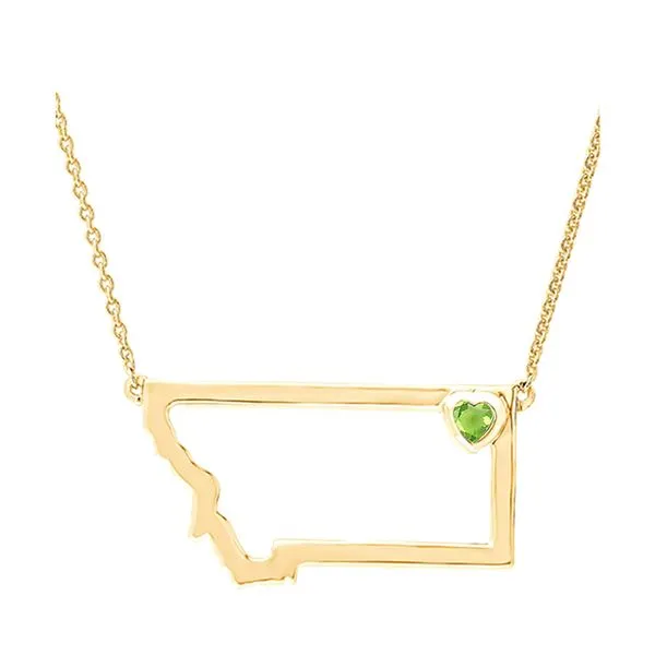 14Kt Yellow Gold & Peridot 1/5Ctw Pendant K & Co Family Jewelers Eagle, ID