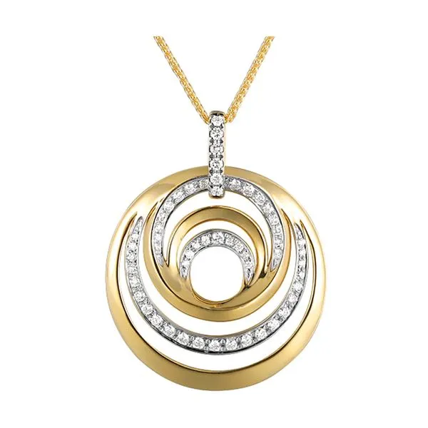 14Kt Yellow Gold Diamond 1/4Ctw Pendant K & Co Family Jewelers Eagle, ID