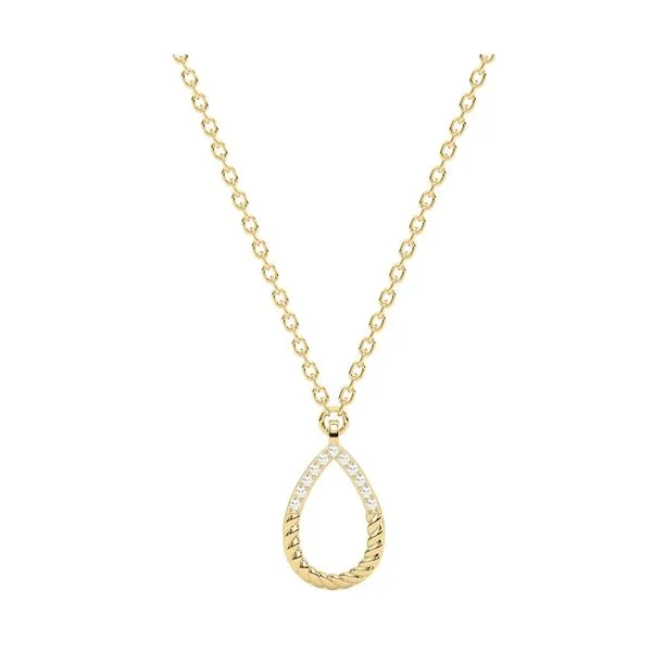 14Kt Yellow Gold Diamond 1/25Ctw Pendant Valentine's Fine Jewelry Dallas, PA