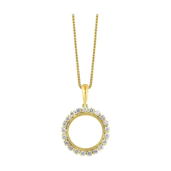 14Kt Yellow Gold Diamond 1/4Ctw Pendant Collard Jewelers League City, TX