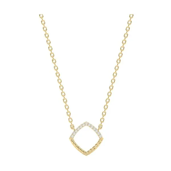 14Kt Yellow Gold Diamond 1/25Ctw Pendant Valentine's Fine Jewelry Dallas, PA