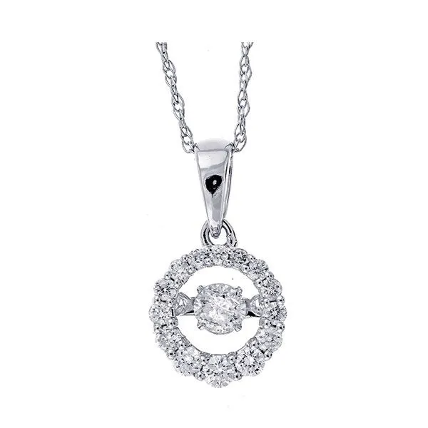 14Kt White Gold Diamond 1/4Ctw Pendant Pfaff Jewelers Grandville, MI