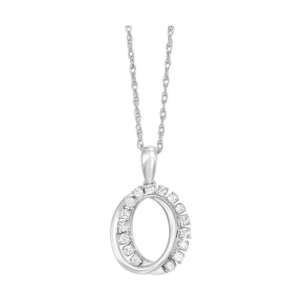 10Kt White Gold Diamond 1/10Ctw Pendant Pfaff Jewelers Grandville, MI