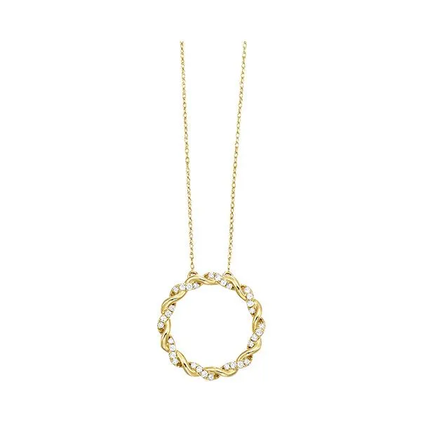 10Kt Yellow Gold Diamond 1/4Ctw Pendant Pfaff Jewelers Grandville, MI