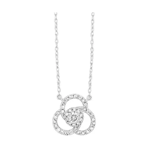 14Kt White Gold Diamond 1/4Ctw Pendant Pfaff Jewelers Grandville, MI