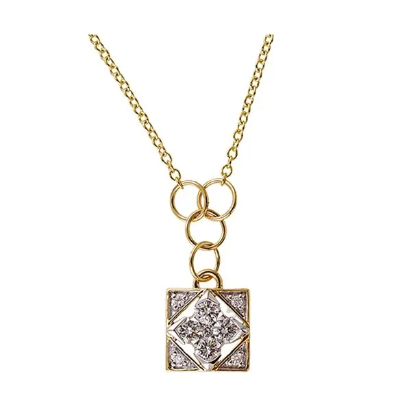 14Kt White Yellow Gold Diamond 1/3Ctw Pendant Jim's Jewelers Tyler, TX