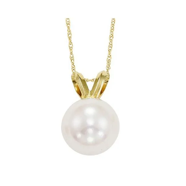14Kt Yellow Gold & Pearl Pendant Pfaff Jewelers Grandville, MI