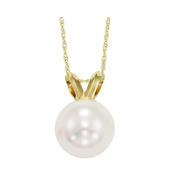 14Kt Yellow Gold & Pearl Pendant Pfaff Jewelers Grandville, MI