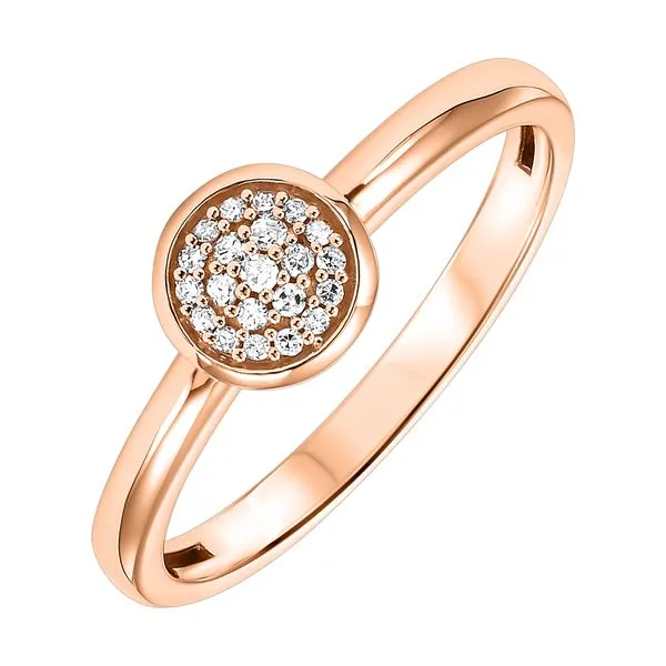 14Kt Rose Gold Diamond 1/12Ctw Ring Pfaff Jewelers Grandville, MI