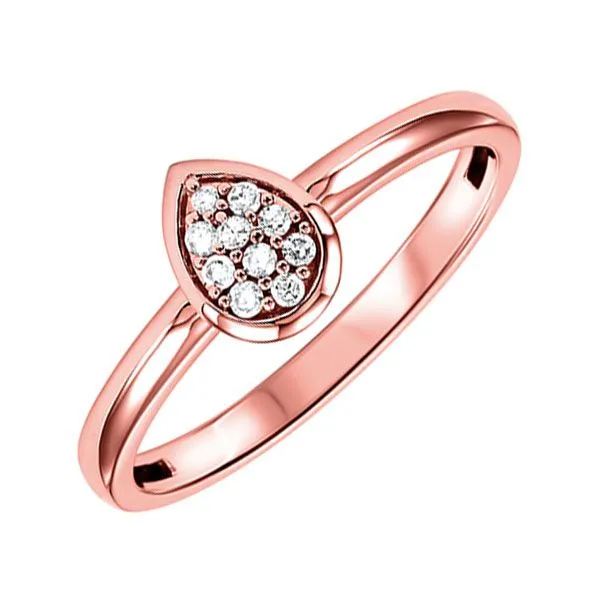 10Kt Rose Gold Diamond Ring Pfaff Jewelers Grandville, MI
