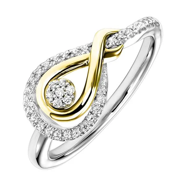 Gold Silver White Yellow Diamond 1/6Ctw Ring Pfaff Jewelers Grandville, MI