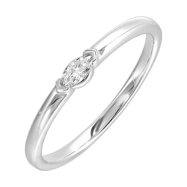 14Kt White Gold Diamond 1/12Ctw Ring Pfaff Jewelers Grandville, MI