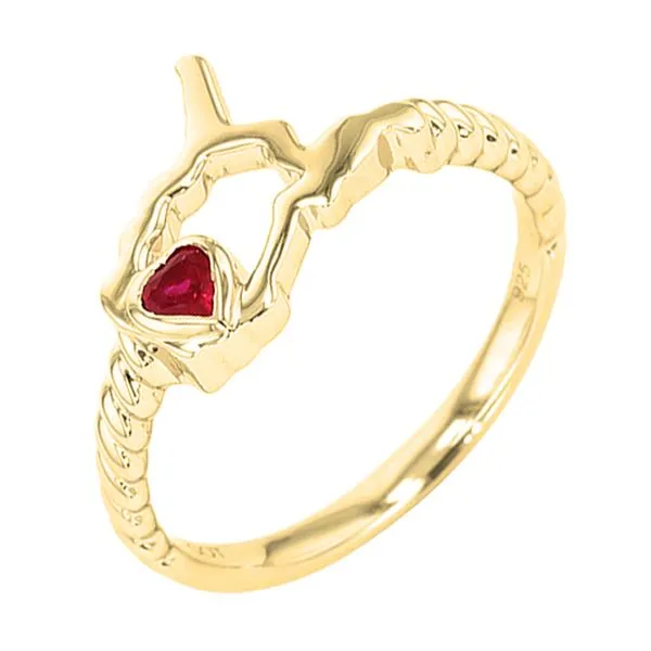 14Kt Yellow Gold & Ruby 1/10Ctw Ring Pfaff Jewelers Grandville, MI