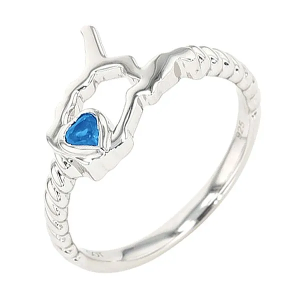 Silver Blue Topaz 1/10Ctw Ring Pfaff Jewelers Grandville, MI
