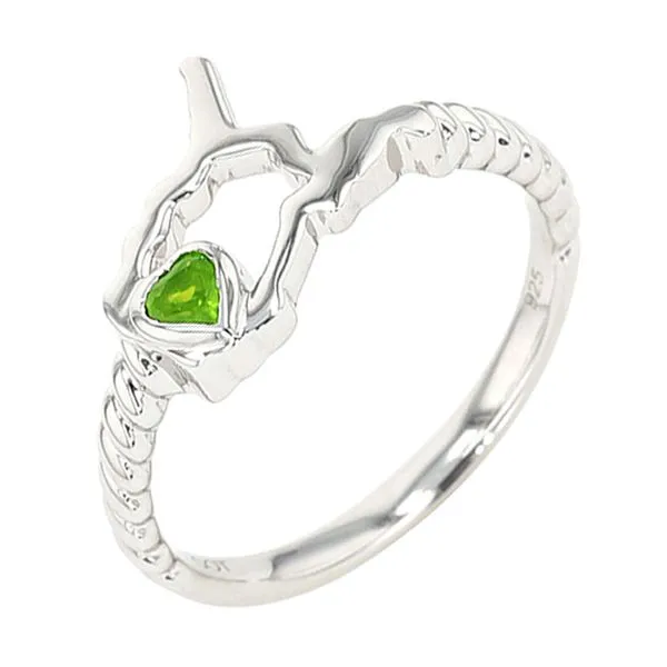 Silver Peridot 1/10Ctw Ring Pfaff Jewelers Grandville, MI