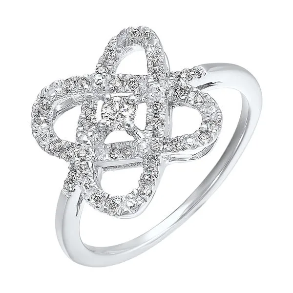 Silver Diamond 1/4Ctw Ring Pfaff Jewelers Grandville, MI