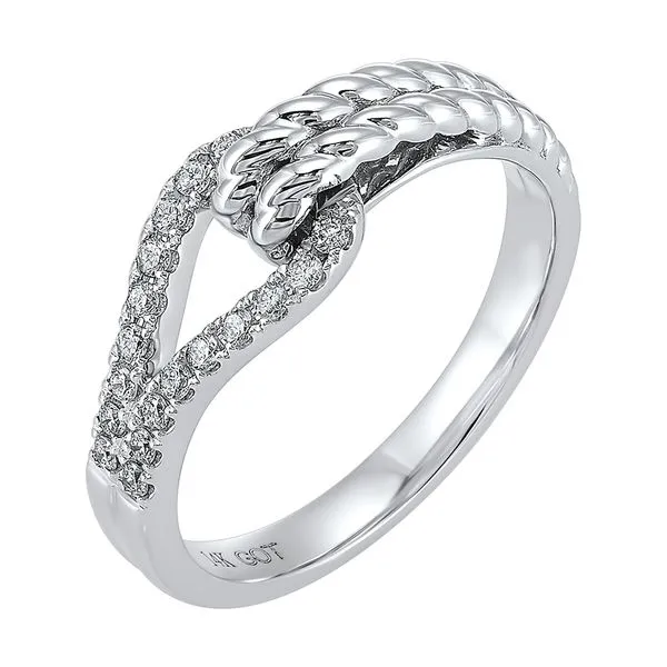 14Kt White Gold Diamond 1/6Ctw Ring Pfaff Jewelers Grandville, MI