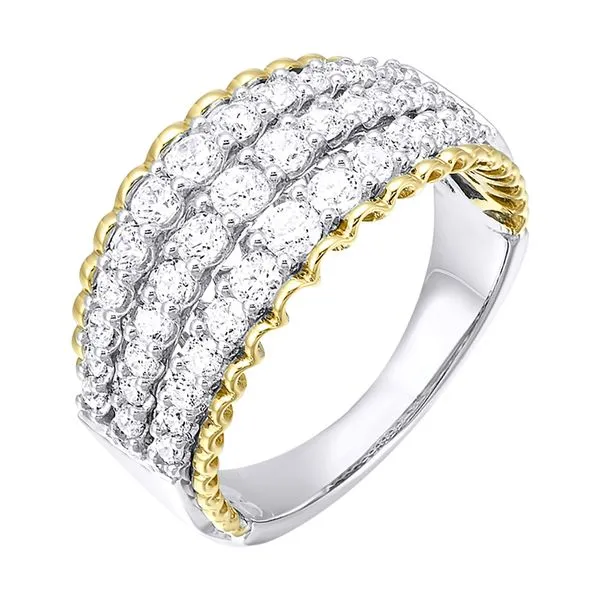 14Kt White Yellow Gold Diamond 1Ctw Ring Pfaff Jewelers Grandville, MI