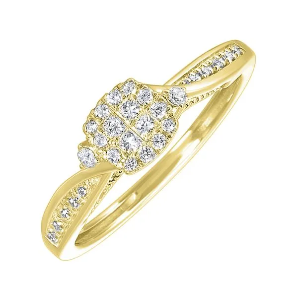 10Kt Yellow Gold Diamond 1/5Ctw Ring Pfaff Jewelers Grandville, MI
