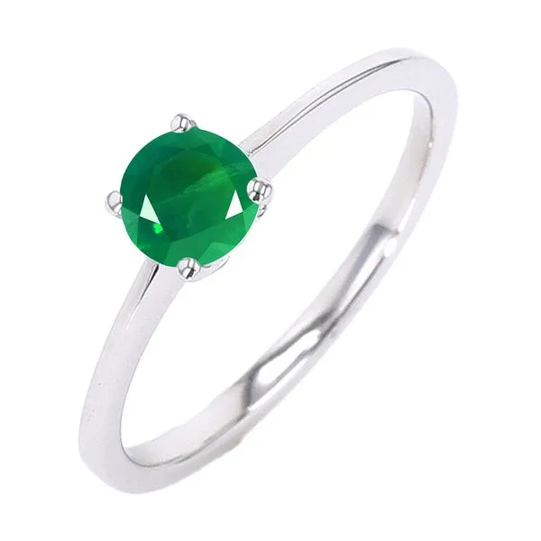 Silver Emerald 1/2Ctw Ring Pfaff Jewelers Grandville, MI