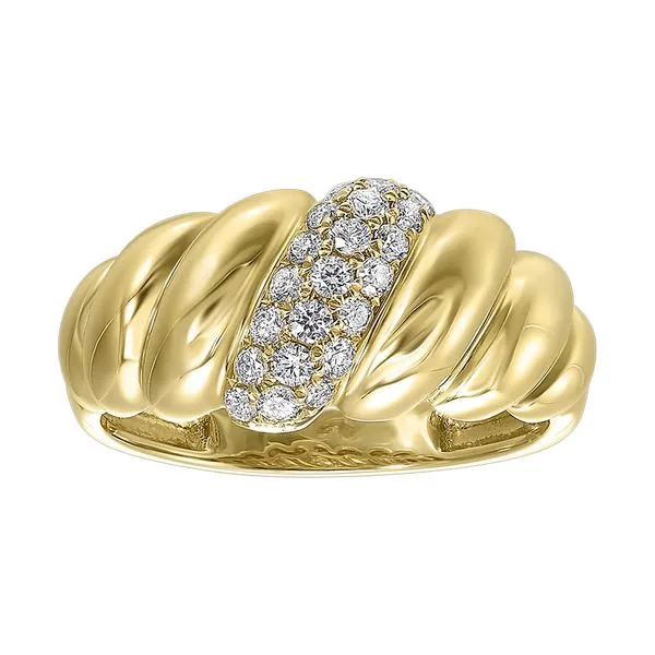 14Kt Yellow Gold Diamond 1/3Ctw Ring Image 2 Pfaff Jewelers Grandville, MI