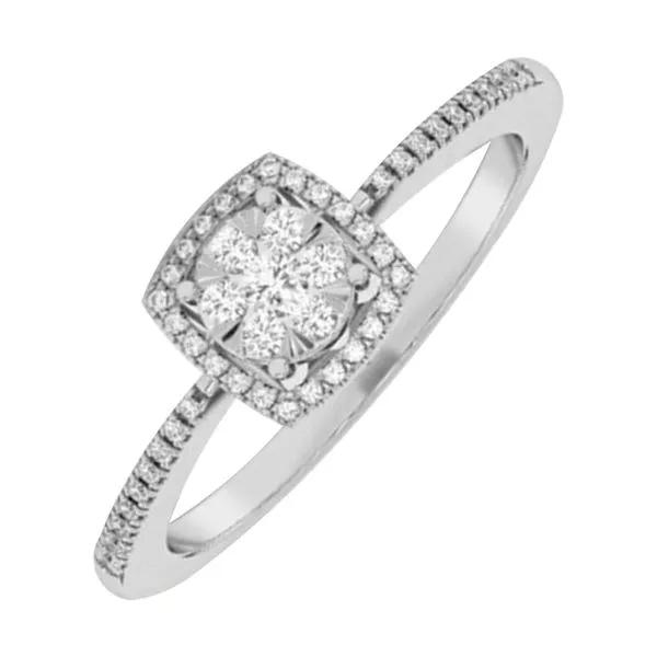 14Kt White Gold Diamond 1/4Ctw Ring Pfaff Jewelers Grandville, MI