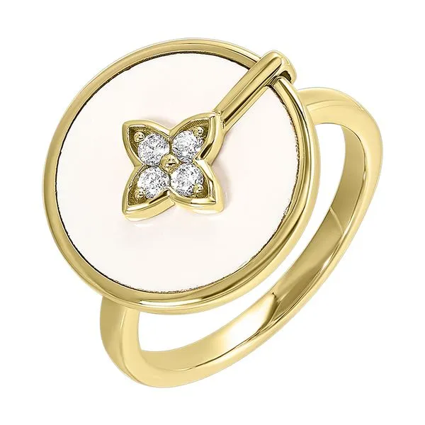 14Kt Yellow Gold Diamond 1/10Ctw Ring Pfaff Jewelers Grandville, MI