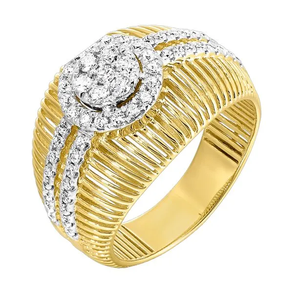 14Kt White Yellow Gold Diamond 1/2Ctw Ring Pfaff Jewelers Grandville, MI