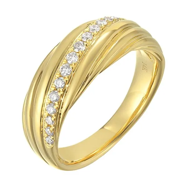 89 Facet 14Kt Yellow Gold Diamond 1/5Ctw Ring K & Co Family Jewelers Eagle, ID