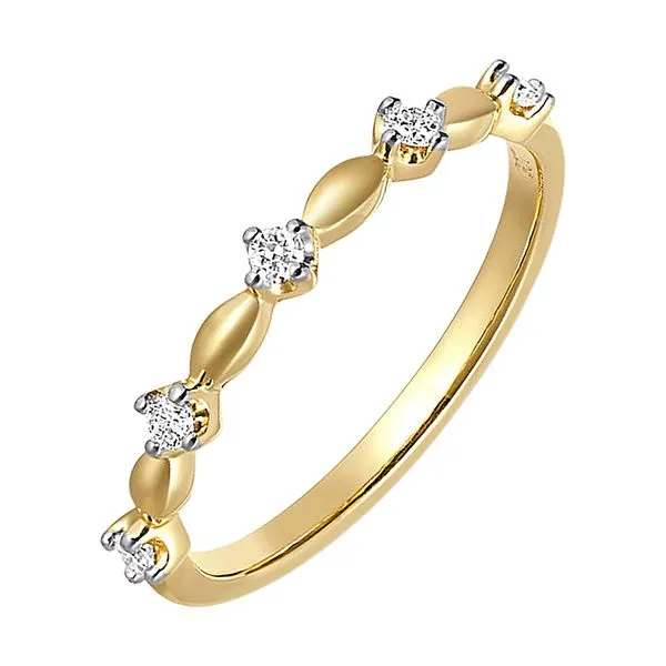 14Kt Yellow Gold Diamond 1/10Ctw Ring Pfaff Jewelers Grandville, MI