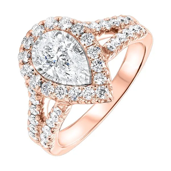 14Kt Rose Gold Diamond 1 5/8Ctw Ring Pfaff Jewelers Grandville, MI