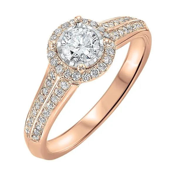 14Kt Rose Gold Diamond 1/2Ctw Ring Pfaff Jewelers Grandville, MI