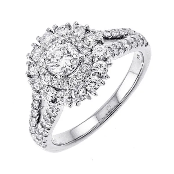 14Kt White Gold Diamond 1 1/2Ctw Ring Pfaff Jewelers Grandville, MI