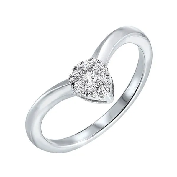 10Kt White Gold Diamond 1/5Ctw Ring Pfaff Jewelers Grandville, MI