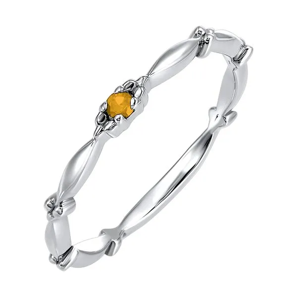 10Kt White Gold & Citrine 1/20Ctw Ring Pfaff Jewelers Grandville, MI