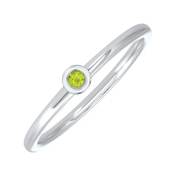 10Kt White Gold & Peridot 1/20Ctw Ring Pfaff Jewelers Grandville, MI