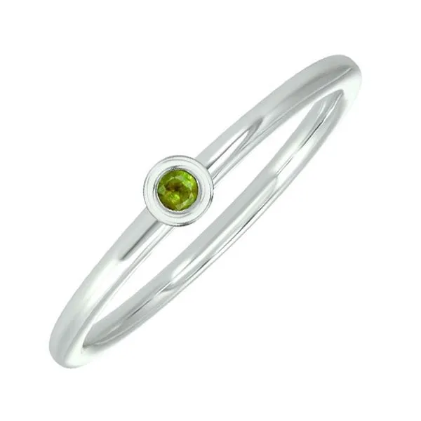 14Kt White Gold & Peridot 1/20Ctw Ring Pfaff Jewelers Grandville, MI